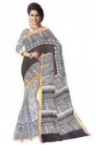 Kerala Cotton Block Printed Saree