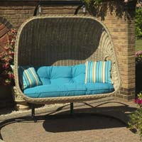 Cane 2 Seater Hanging Chairs