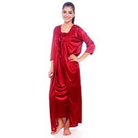 Ladis Maroon Nighties