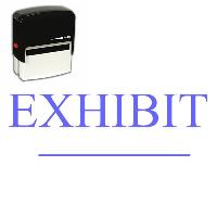 exhibit self ink stamp