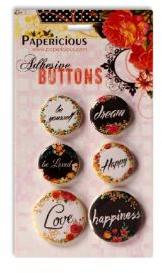 Papericious Adhesive Buttons