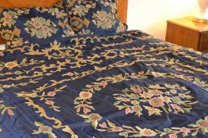 Crewel Bedding Artful Florals Duck Duvet