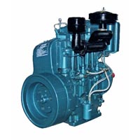 Manually Start Air Cooled Twin Cylinder Diesel Engine