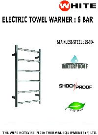 Electric Towel Warmer 6 Bar