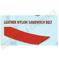 Leather & Rubber Nylon Sandwich Belts