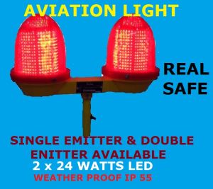 Dual Aviation Obstruction Light