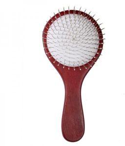 wooden hair brush