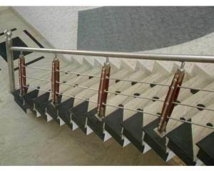 Stainless Steel Wooden Railing