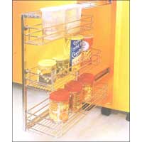 SS Single Pull Out Trolley