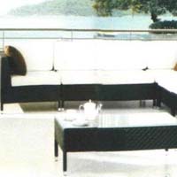 Garden Rattan Sofa Set