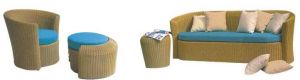 Garden Rattan Sofa Set