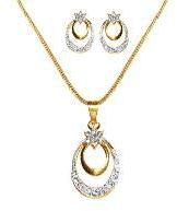 Gold Plated Pendant Set