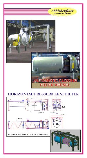 Horizontal Pressure Leaf Filter