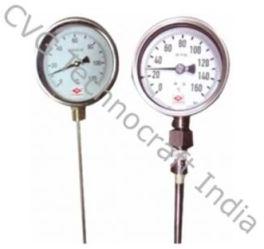 MERCURY IN STEEL TEMPERATURE GAUGES