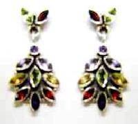 CUT-ER-005-Gemstone Earrings