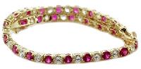 Gold Gemstone Bracelet  - Ggbr 001