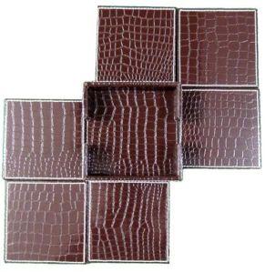 Leather Square Coasters