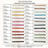 Cotton Wax Cords