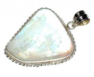 Rainbow Moonstone Gemstone Pendants