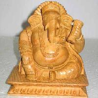 Wooden Ganesh