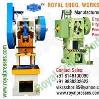 Power press machine hydraulic power press Pneumatic power press India