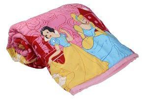 Barbie Cartoon Print Micro Cotton  Single Bed Quilt