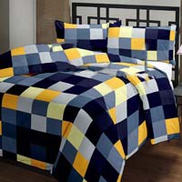 Checked Printed Cotton AC Single Bed Blanket