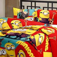 Cotton 3D Cartoon Printed AC Single Blanket