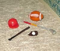 miniature sports item