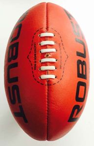 Robust Leather Rugby Ball