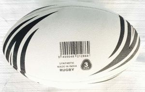 ZEBRA PRINT RUGBY BALL