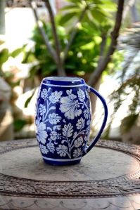 Blue Pottery Beer Mug