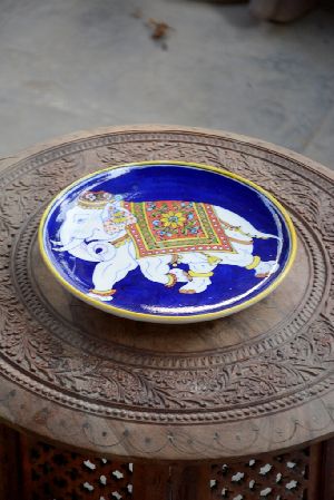 Blue Pottery Plates