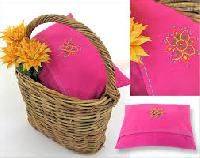 Embroidered Pillow Cover