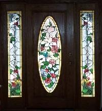 Stained Glass Bevelled Panel Door