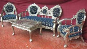 Silver Sofa Set (RAI-1032)