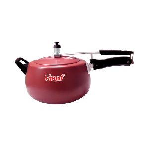 5 Liter Red Inner Lid Aluminium Pressure Cooker