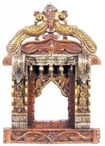 Peacock Wooden Jharokha