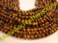 Gemstone Faceted Beads - Brown Tiger Eye Round beads