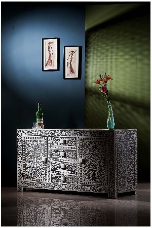 Bone Inlay Sideboard