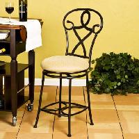 BS-02 wrought iron bar stool