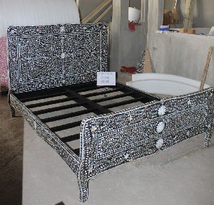 Mother of Pearl Inlay Bed