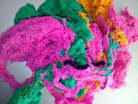 colour banian yarn waste