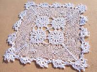 handmade cotton crochet lace