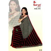 D. No. 619(c) Chiffon Printed saree