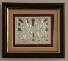 Lakshmi Ganesha Photo Frame