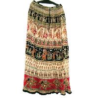 Cotton Bagru Skirt