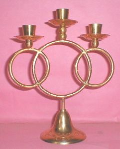 Brass Candle Holder SO-25273