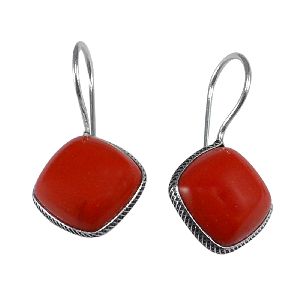 Red Coral Awesome Earring