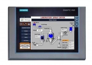 Touch screen PLC operating system